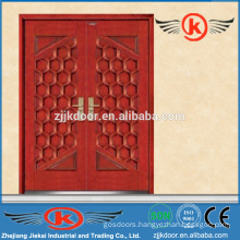 JK-AF9020 resident strong steel armored wood veneer door designs